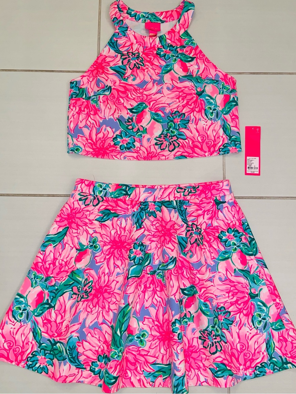 Lilly Pulitzer Vonita Set Pink Blossom Try Your Zest